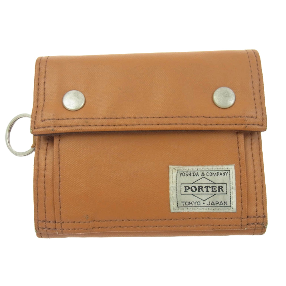 PORTER ポーター 707-07175 FREE STYLE フリースタイル ウォレット 財布 ブラウン系【中古】