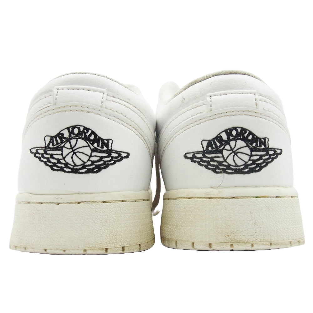 NIKE AIR JORDAN ナイキ ジョーダン 553560-101 AIR JORDAN 1 LOW GS AJ1 ウィメンズ エアジョーダン ロー スニーカー ホワイト系 24.5cm【中古】