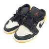 NIKE AIR JORDAN ナイキ ジョーダン 553558-127 Air Jordan 1 Low Sail University Gold Black AJ1 エアジョーダン ロー セイル ユニバーシティ スニーカー 29cm【中古】