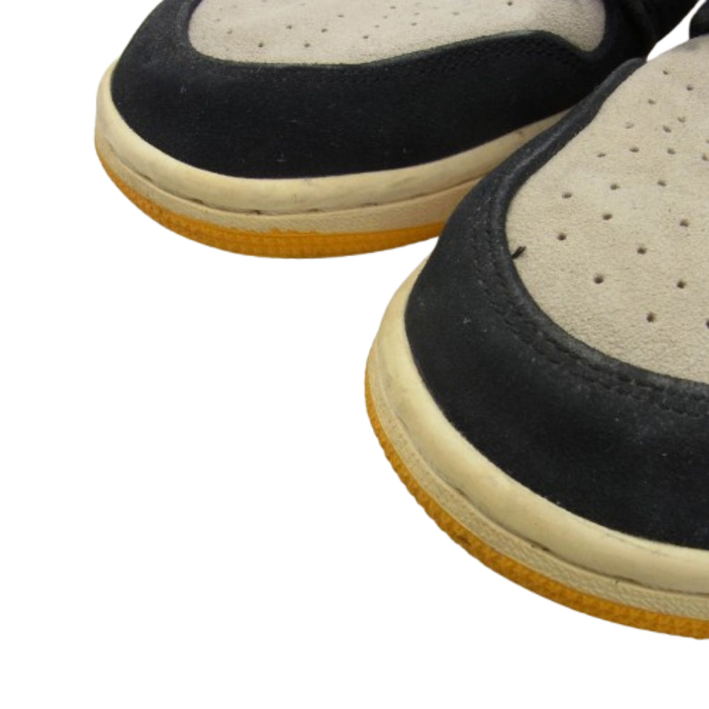 NIKE AIR JORDAN ナイキ ジョーダン 553558-127 Air Jordan 1 Low Sail University Gold Black AJ1 エアジョーダン ロー セイル ユニバーシティ スニーカー 29cm【中古】