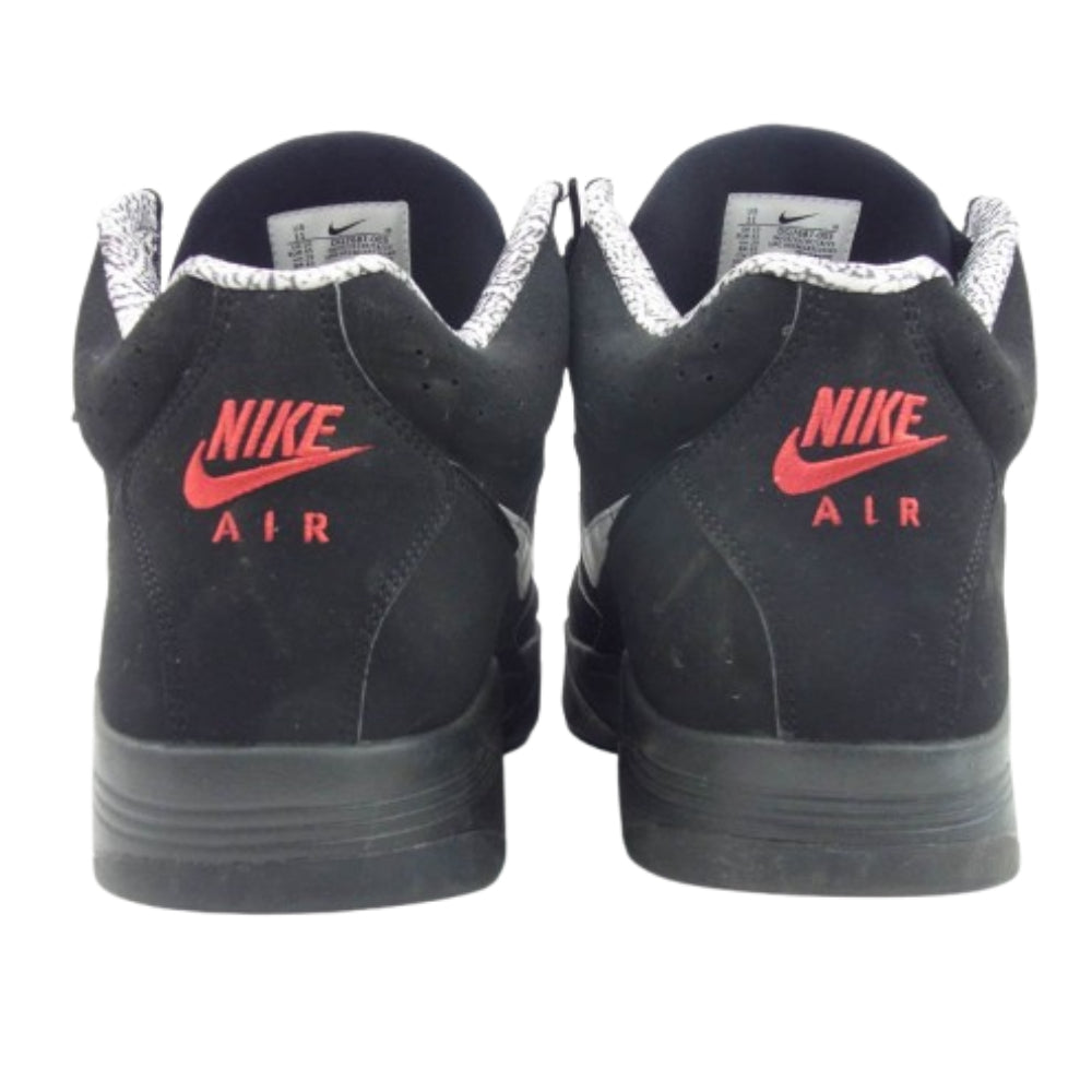 NIKE ナイキ DQ7687-003 Air Flight Lite Mid Black White Varsity Red エアフライト ミッド スニーカー ブラック系 29cm【中古】