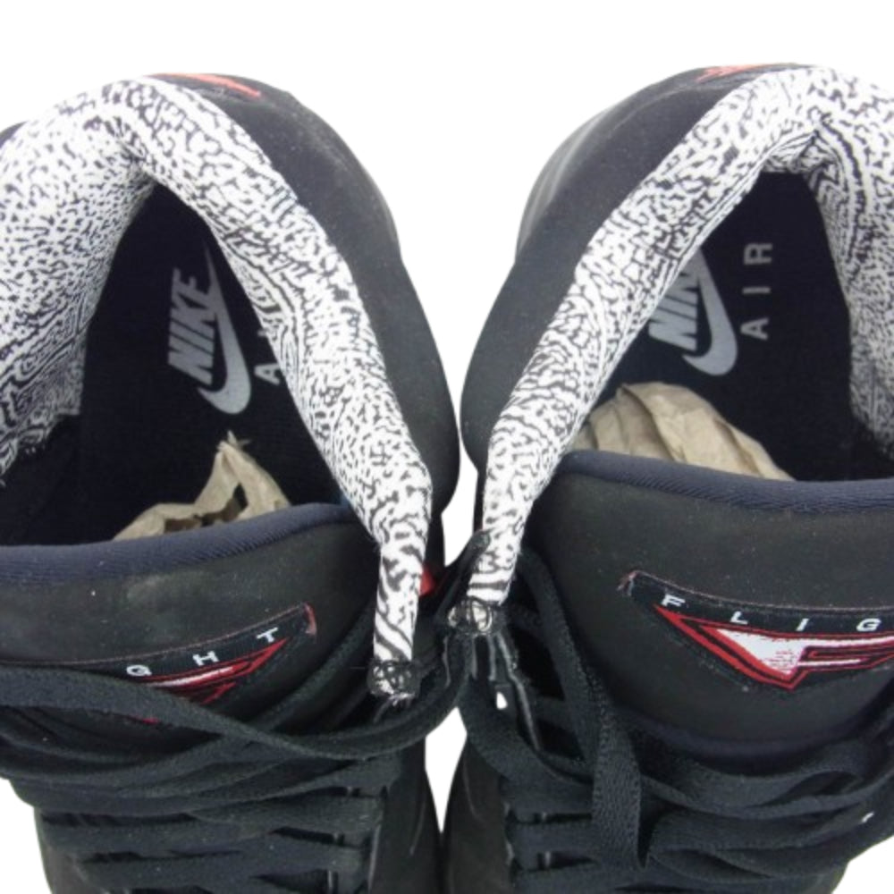 NIKE ナイキ DQ7687-003 Air Flight Lite Mid Black White Varsity Red エアフライト ミッド スニーカー ブラック系 29cm【中古】