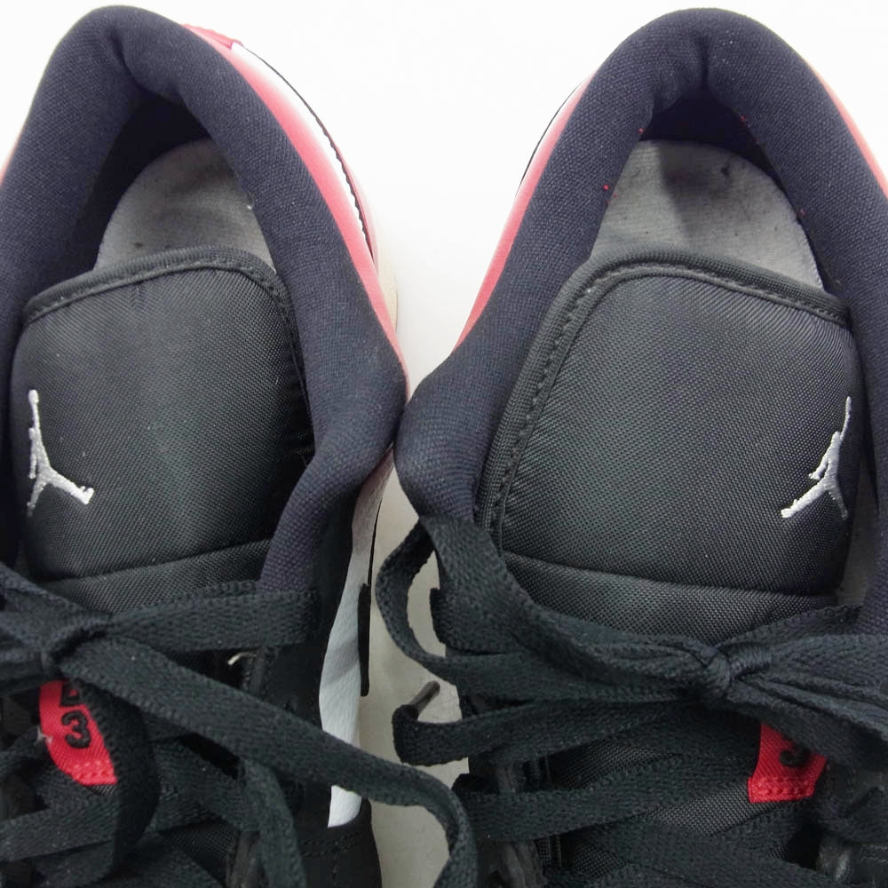 NIKE AIR JORDAN ナイキ ジョーダン 553558-116 Air Jordan 1 Low Black Toe AJ1 エアジョーダン ロー ブラックトゥ スニーカー ブラック系 レッド系 29cm【中古】