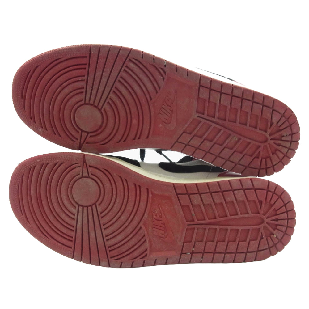 NIKE AIR JORDAN ナイキ ジョーダン 553558-116 Air Jordan 1 Low Black Toe AJ1 エアジョーダン ロー ブラックトゥ スニーカー ブラック系 レッド系 29cm【中古】