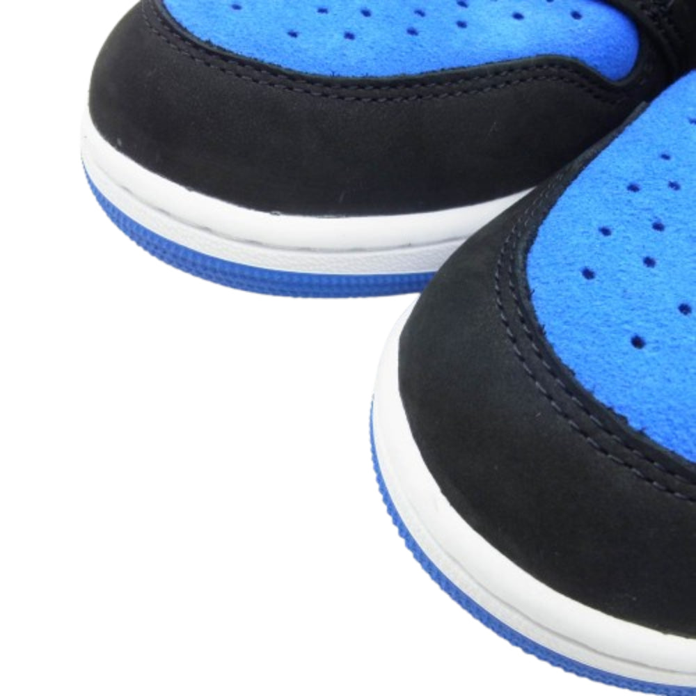 NIKE AIR JORDAN ナイキ ジョーダン DZ5485-042 Air Jordan 1 Retro High OG Royal Reimagined AJ1 エアジョーダン レトロハイ ロイヤル リイマジンド スニーカー ブラック系 ブルー系 29.5cm【極上美品】【中古】
