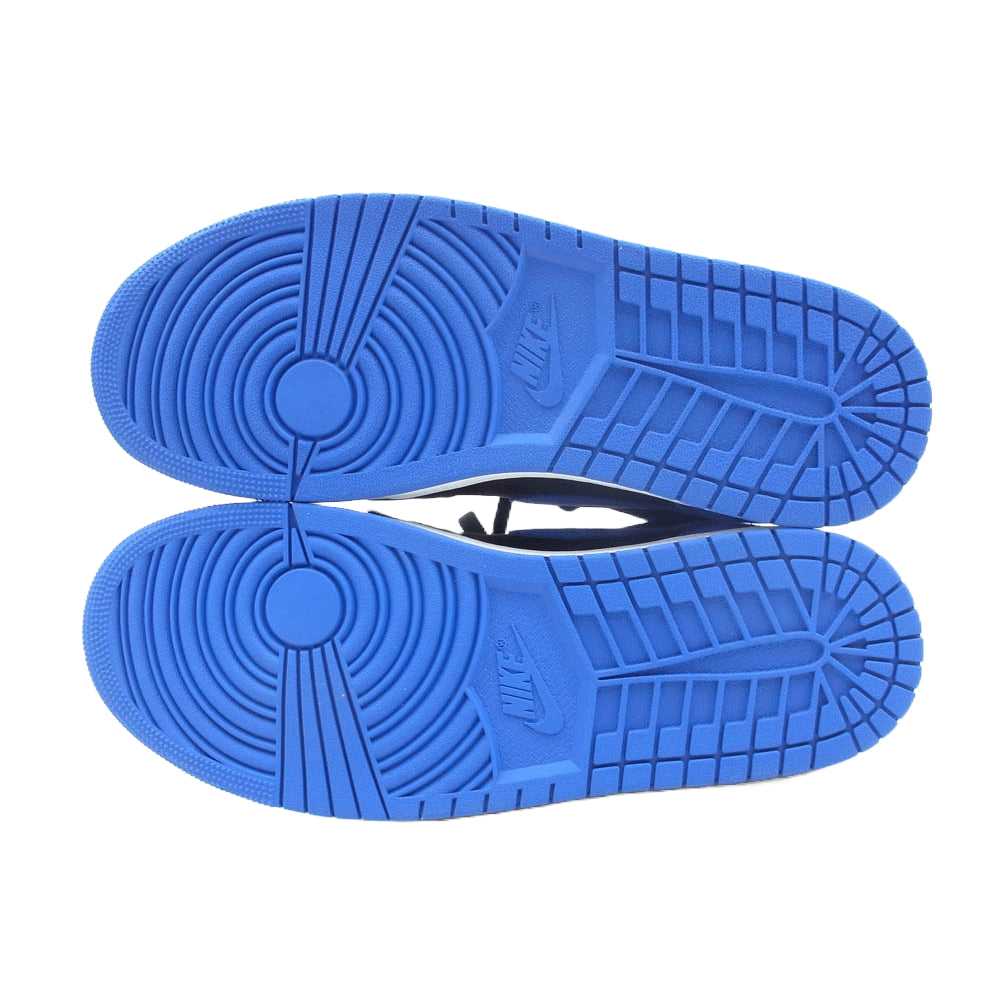 NIKE AIR JORDAN ナイキ ジョーダン DZ5485-042 Air Jordan 1 Retro High OG Royal Reimagined AJ1 エアジョーダン レトロハイ ロイヤル リイマジンド スニーカー ブラック系 ブルー系 29.5cm【極上美品】【中古】