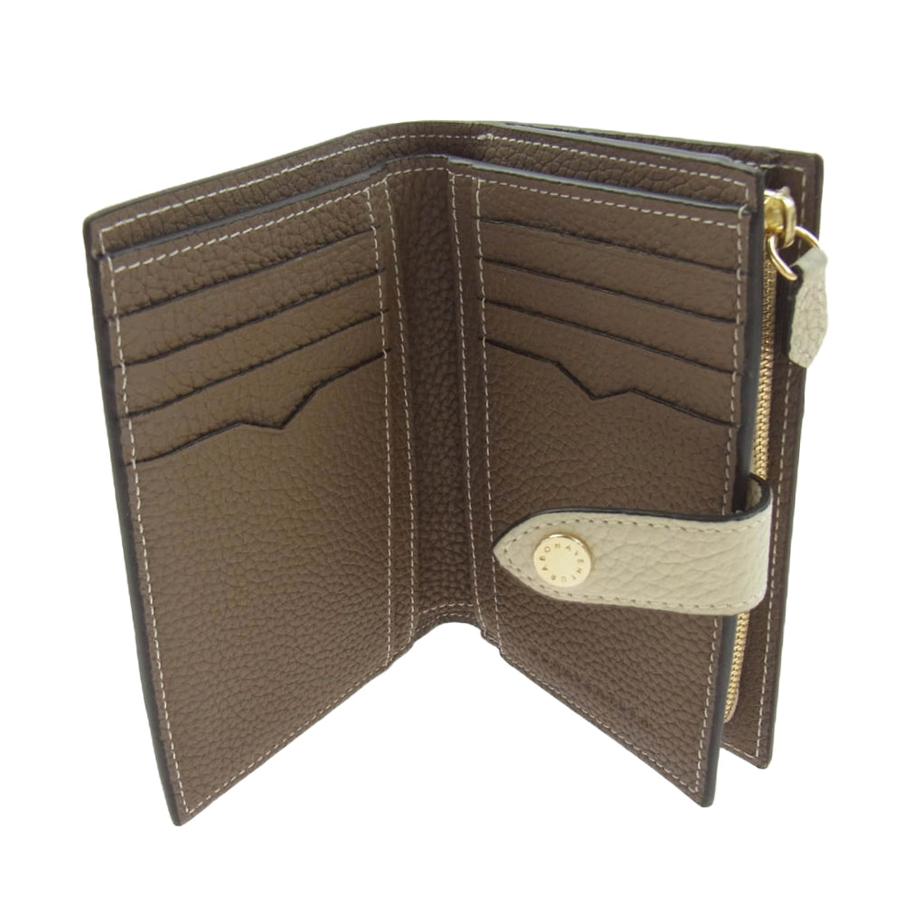 BONAVENTURA ボナベンチュラ BWAT31R-IVET ボッタラートレザー ベルテッド マルチ ミディアム ウォレット ホワイト系【中古】