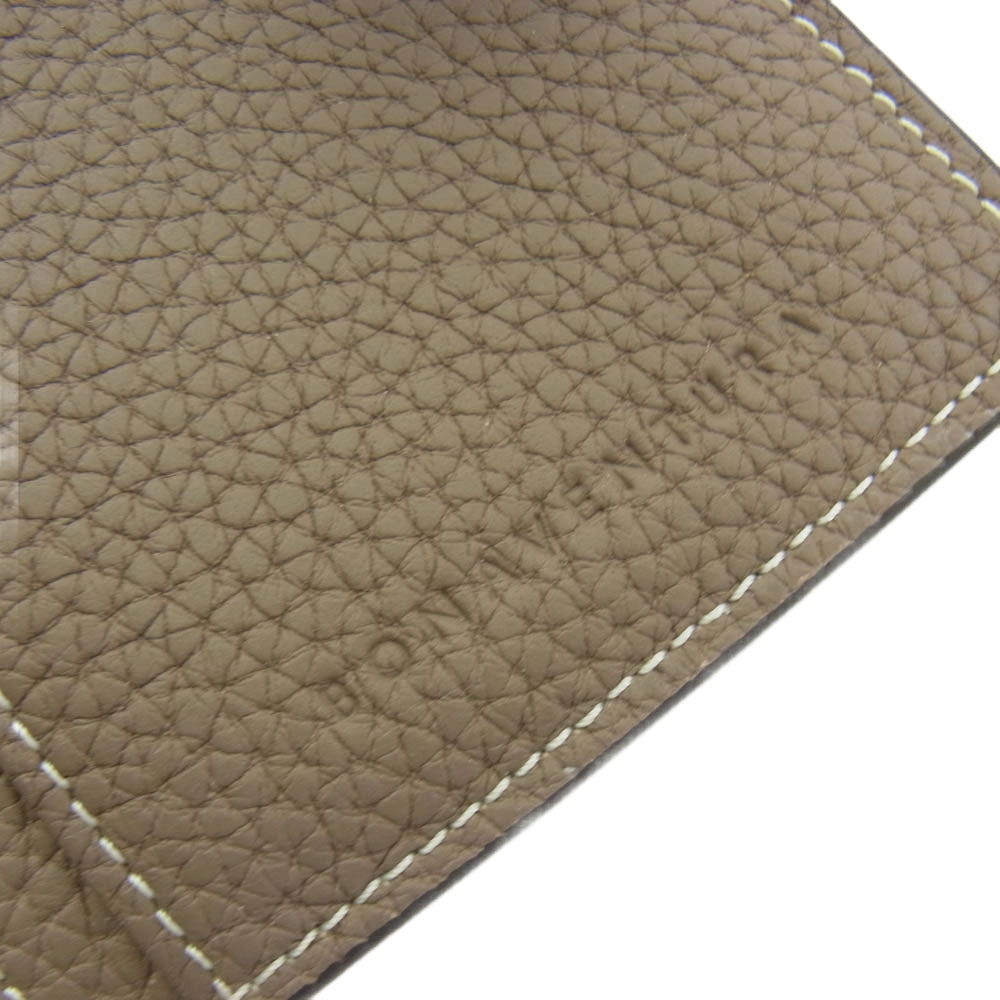 BONAVENTURA ボナベンチュラ BWAT31R-IVET ボッタラートレザー ベルテッド マルチ ミディアム ウォレット ホワイト系【中古】