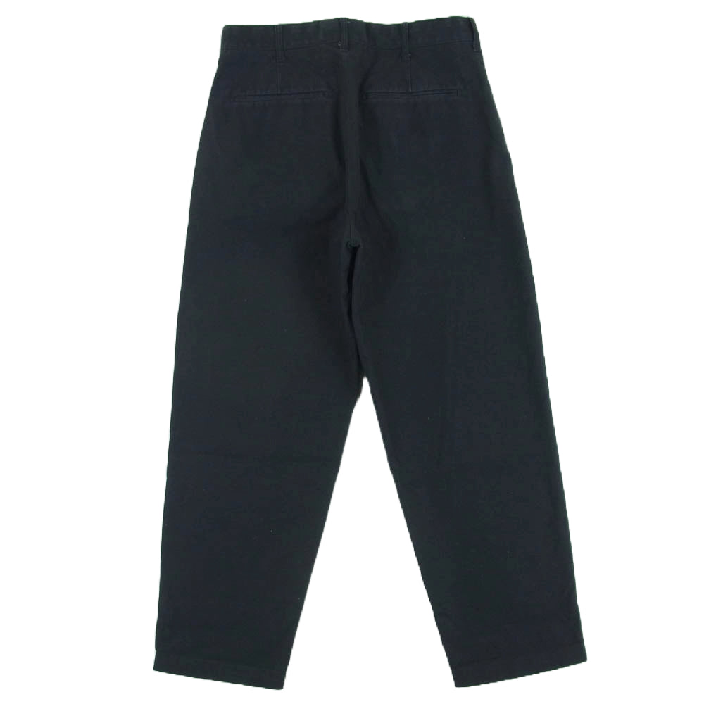 スティーブン アラン 8114‐174-0696 HIDENS DUCK LIGHT BAGGY TAPERED PANTS バギー テーパード パンツ ダークネイビー系 S【中古】