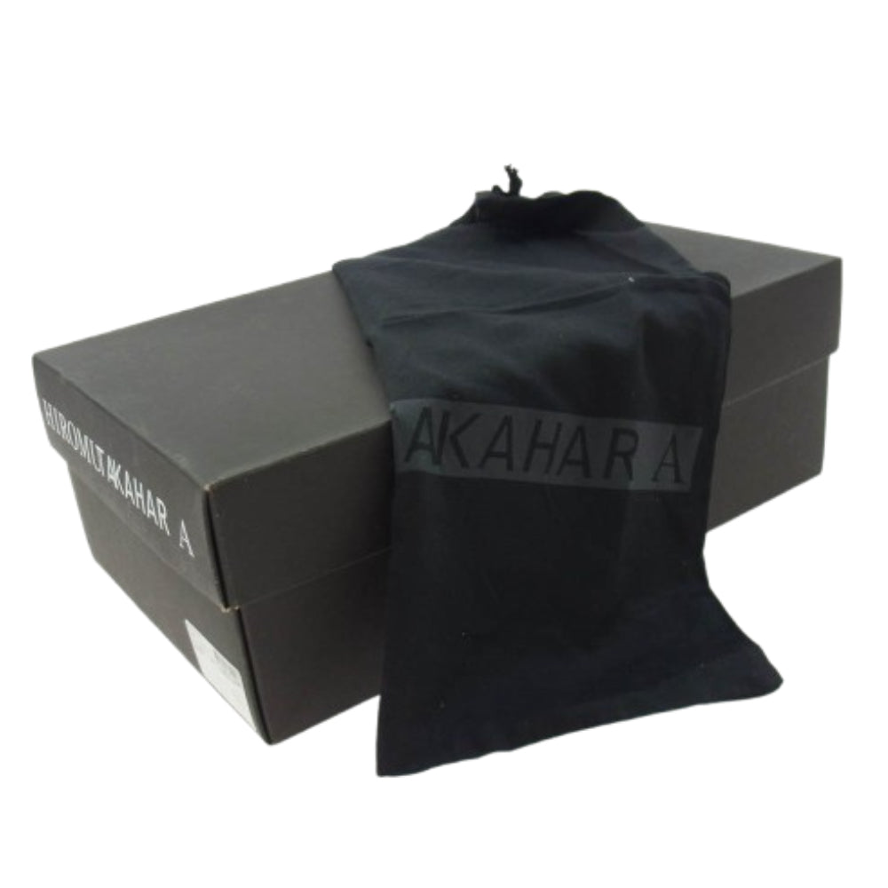 ヒロムタカハラ 97110016 高原啓 BUTTERKNIFE SHOES バターナイフ ヒール シューズ ブラック系 41【中古】