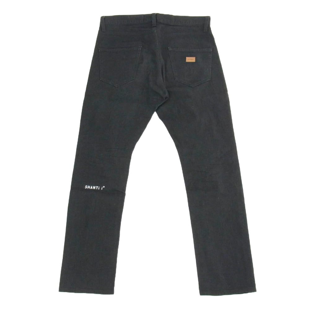 SHANTii シャンティ × SO TIRED STRETCH GRAY DENIM ストレッチ デニムパンツ ブラック系 L【中古】