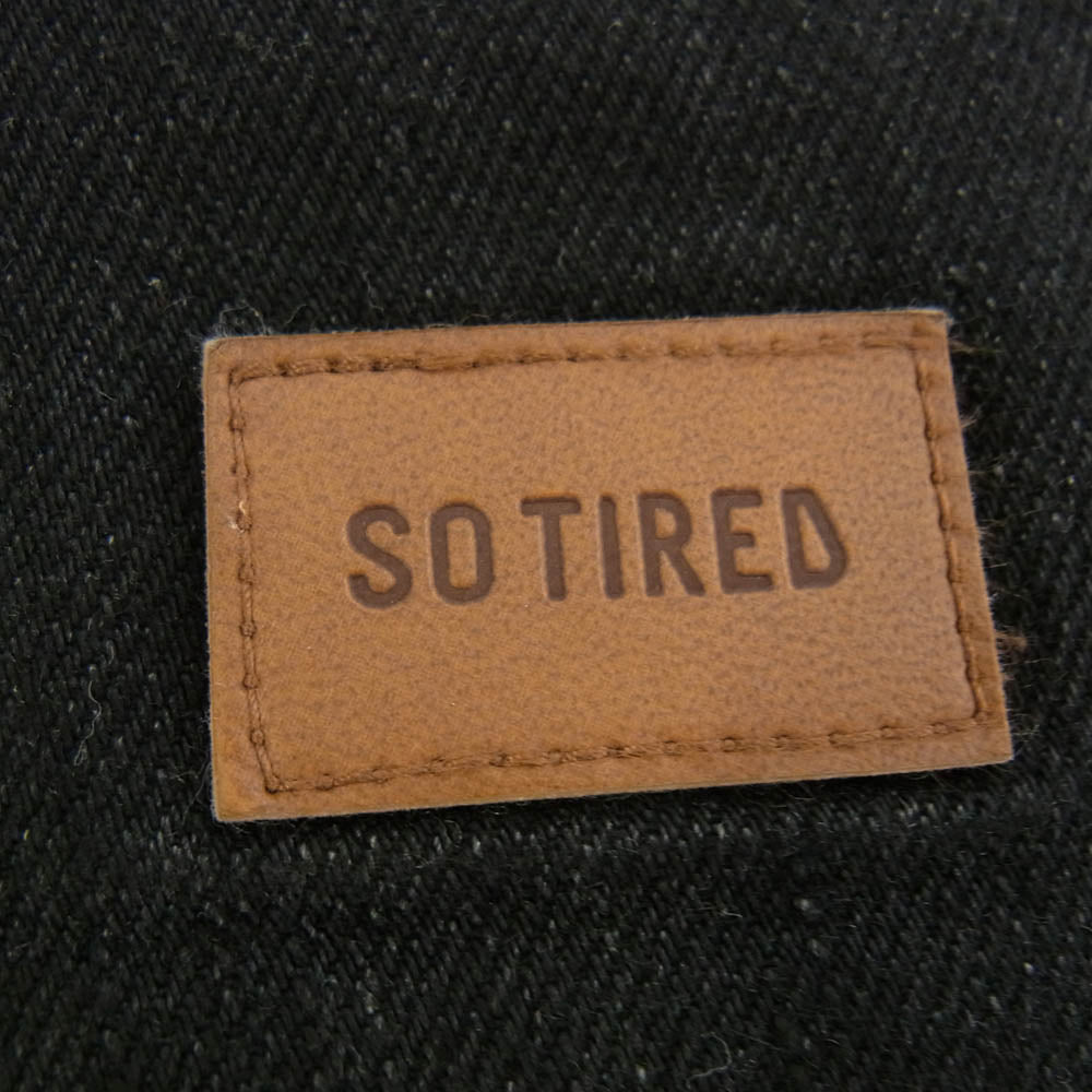 SHANTii シャンティ × SO TIRED STRETCH GRAY DENIM ストレッチ デニムパンツ ブラック系 L【中古】