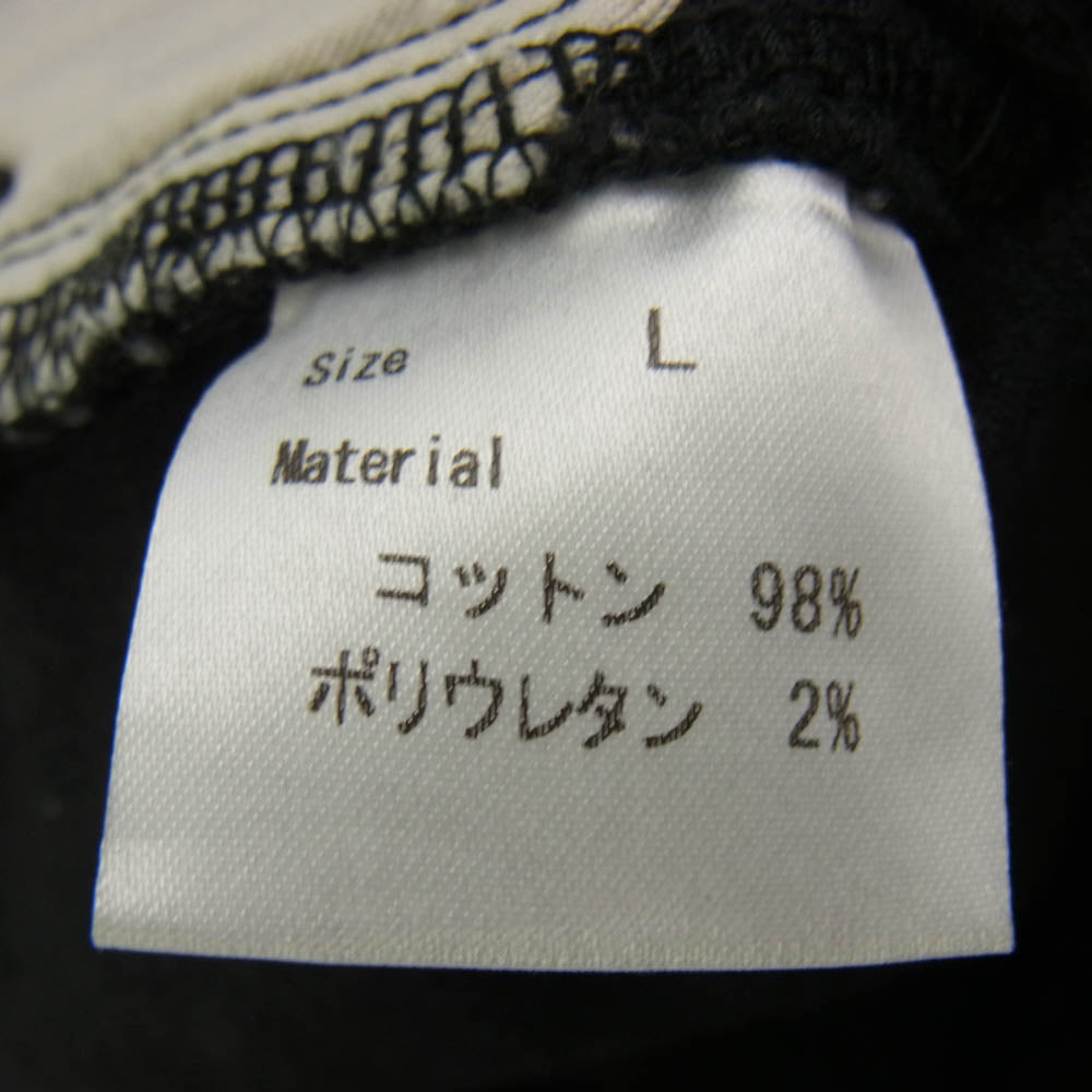 SHANTii シャンティ × SO TIRED STRETCH GRAY DENIM ストレッチ デニムパンツ ブラック系 L【中古】