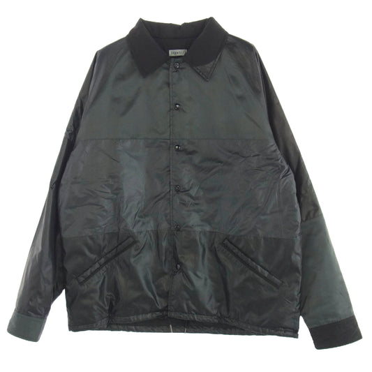 SHANTii シャンティ ナイロン 中綿 コーチジャケット ブラック系 グレー系 L【中古】