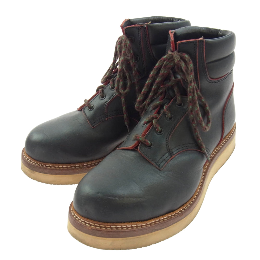 MADE IN GM JAPAN メイドインジーエムジャパン FOR SHANTi i GOOD FOR YOU vibram ビブラム ソール 別注 ブーツ ブラック系 8.5【中古】