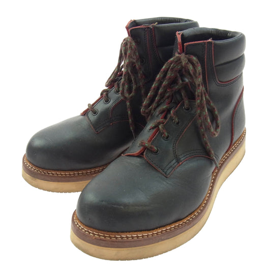 MADE IN GM JAPAN メイドインジーエムジャパン FOR SHANTi i GOOD FOR YOU vibram ビブラム ソール 別注 ブーツ ブラック系 8.5【中古】