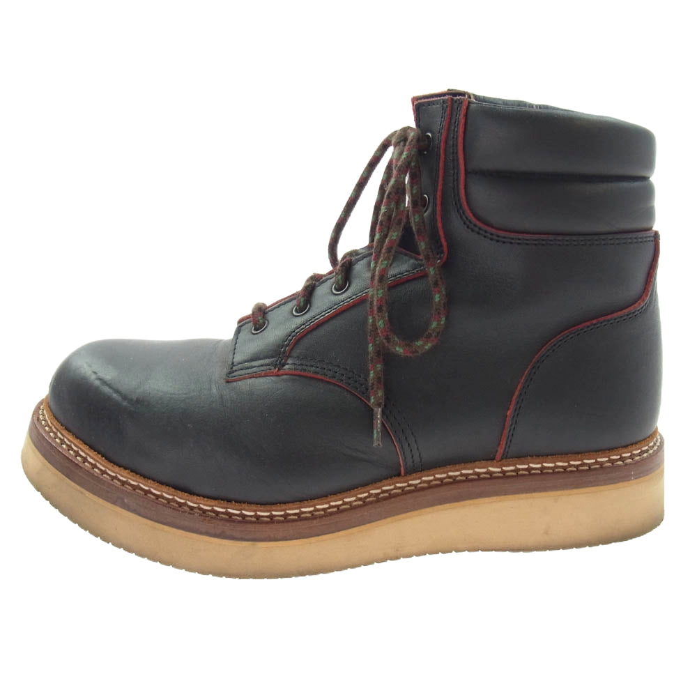 MADE IN GM JAPAN メイドインジーエムジャパン FOR SHANTi i GOOD FOR YOU vibram ビブラム ソール 別注 ブーツ ブラック系 8.5【中古】