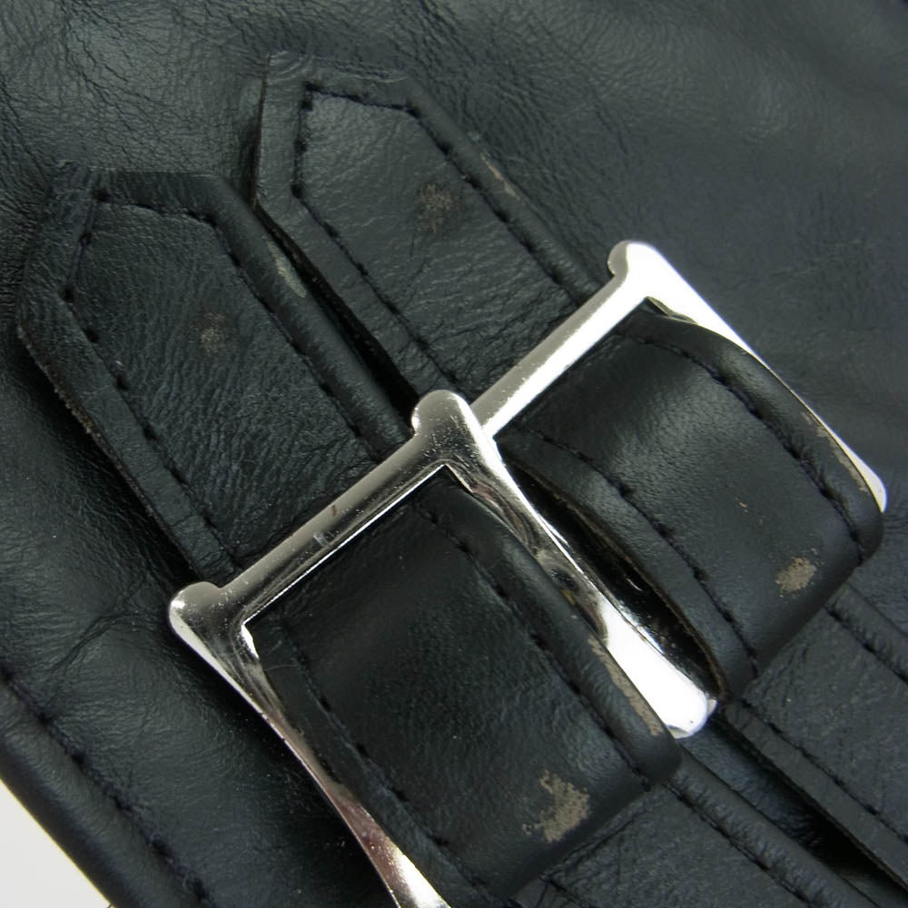 COMME des GARCONS コムデギャルソン 24AW KZ-J017-051-2-5 Lewis Leathers ルイスレザーズ 青山店限定 WEAR YOUR FREEDOM ペイント＆スレ加工 ダブルライダース レザー ジャケット ブラック系 40【極上美品】【中古】