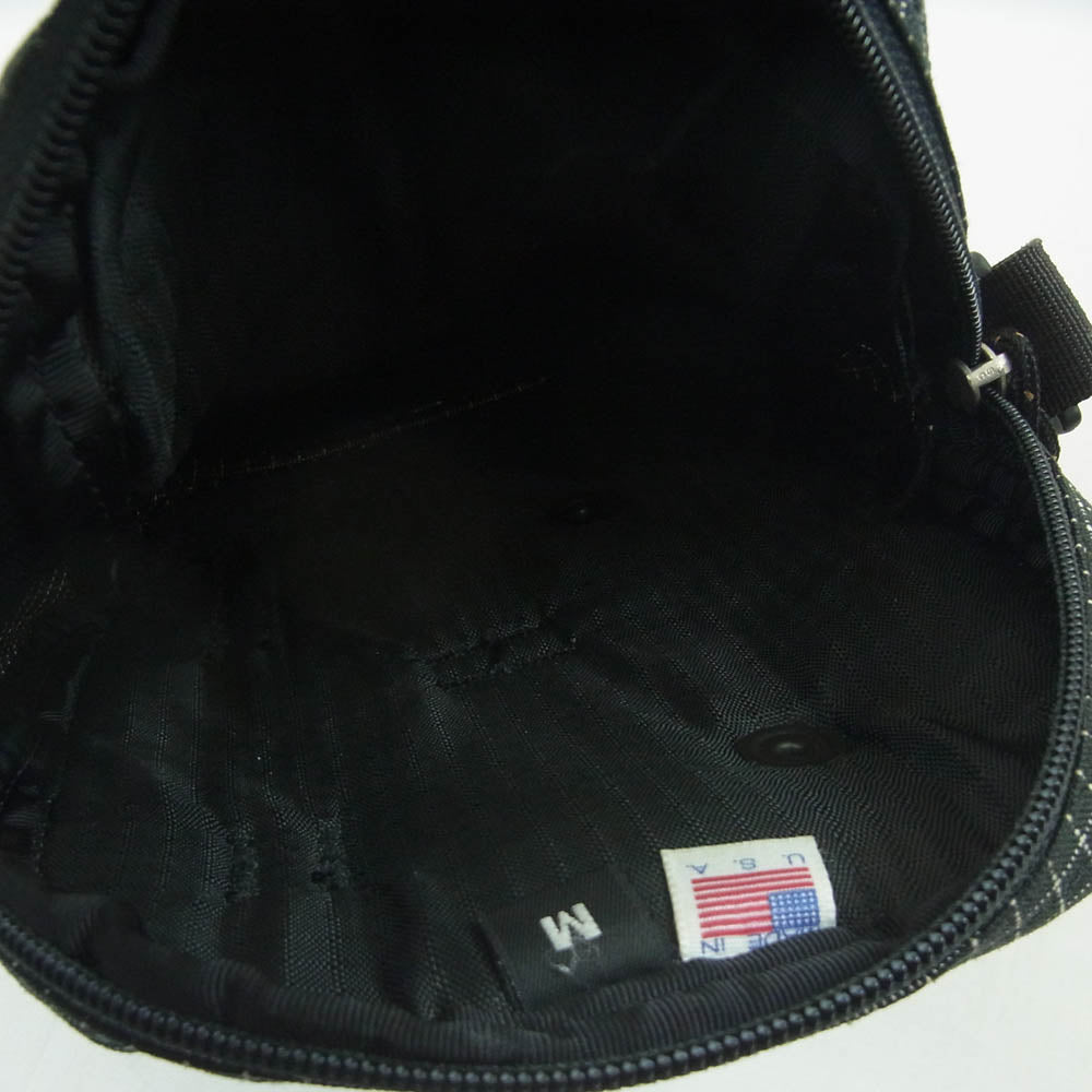 GREGORY グレゴリー USA製 旧タグ クイック ポケット S スペクトラム ショルダー ボディ バッグ ブラック系 M【中古】