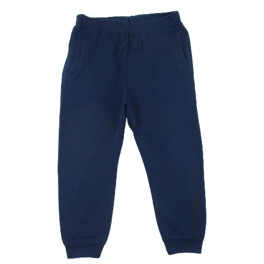 LOOPWHEELER ループウィラー イージー スウェット パンツ コットン 日本製 ネイビー系 XL【中古】