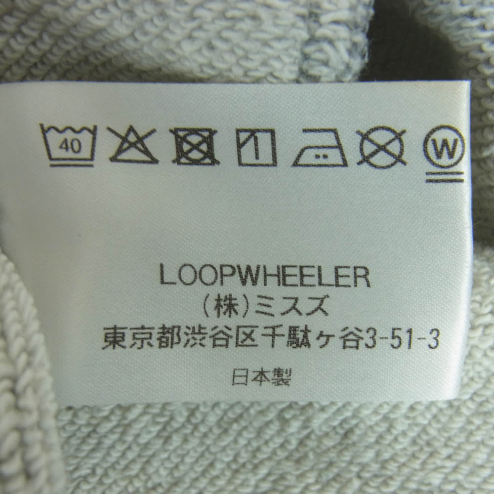 LOOPWHEELER ループウィラー イージー スウェット パンツ コットン 日本製 グレー系 XL【中古】