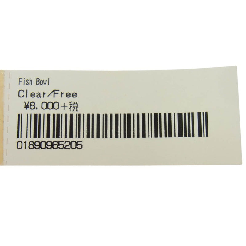 Supreme シュプリーム 20AW Fish Bowl フィッシュボウル 金魚鉢 クリア  