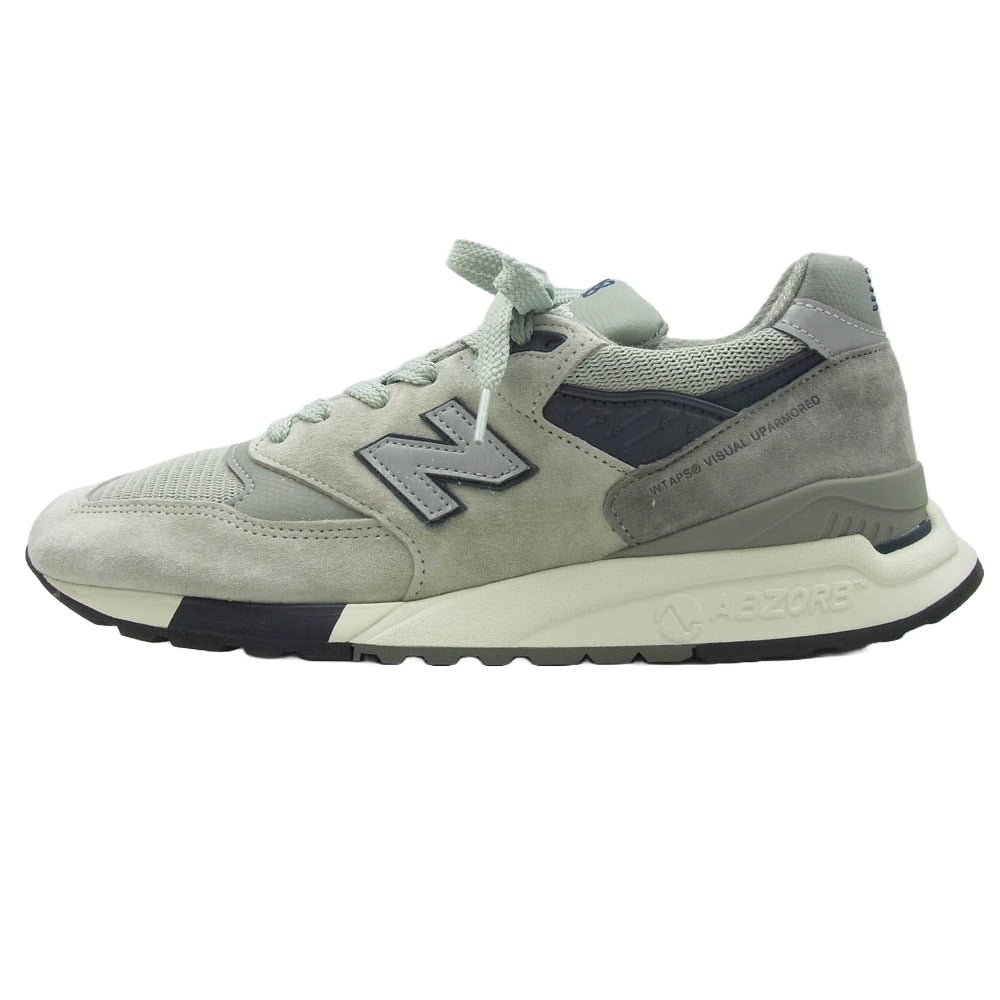 NEW BALANCE ニューバランス U998WT × WTAPS 998 スニーカー ランニングシューズ グレー系 28cm【美品】【中古】