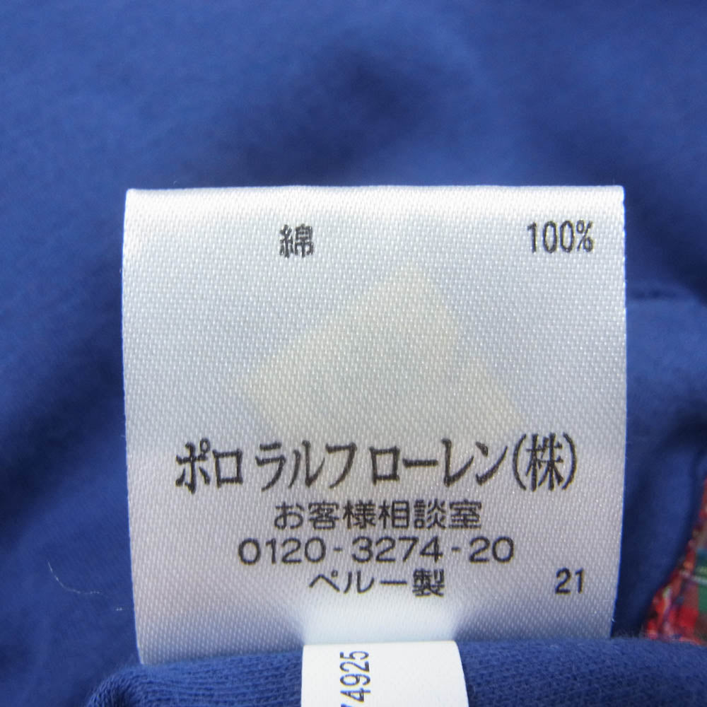 RALPH LAUREN ラルフローレン POLO GOLF ポロゴルフ ポロシャツ 長袖 ネイビー系 M【中古】