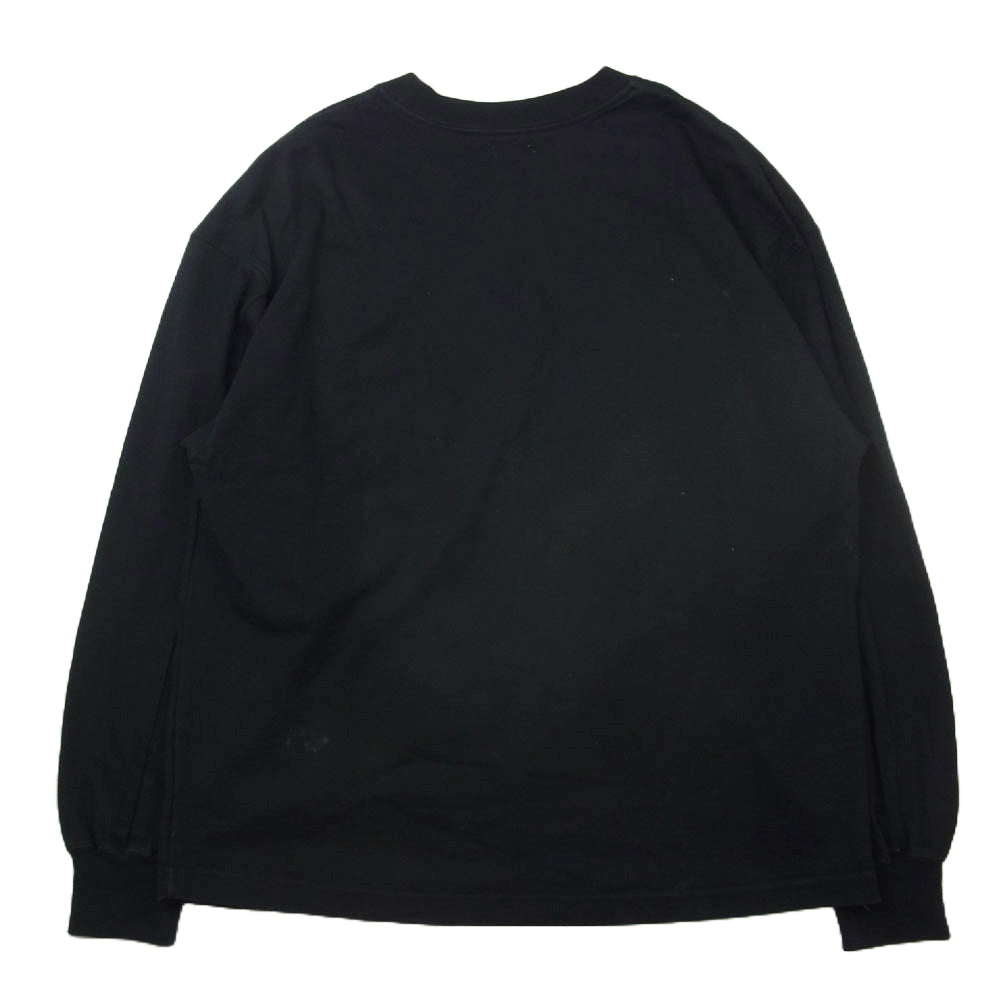 ウィリー チャバリア BAD RODANT RUFFNECK T ロングスリーブ Tシャツ ブラック系 M【中古】