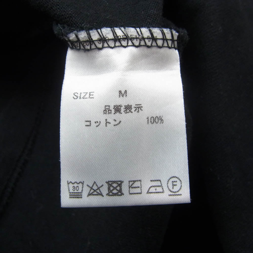 ウィリー チャバリア BAD RODANT RUFFNECK T ロングスリーブ Tシャツ ブラック系 M【中古】