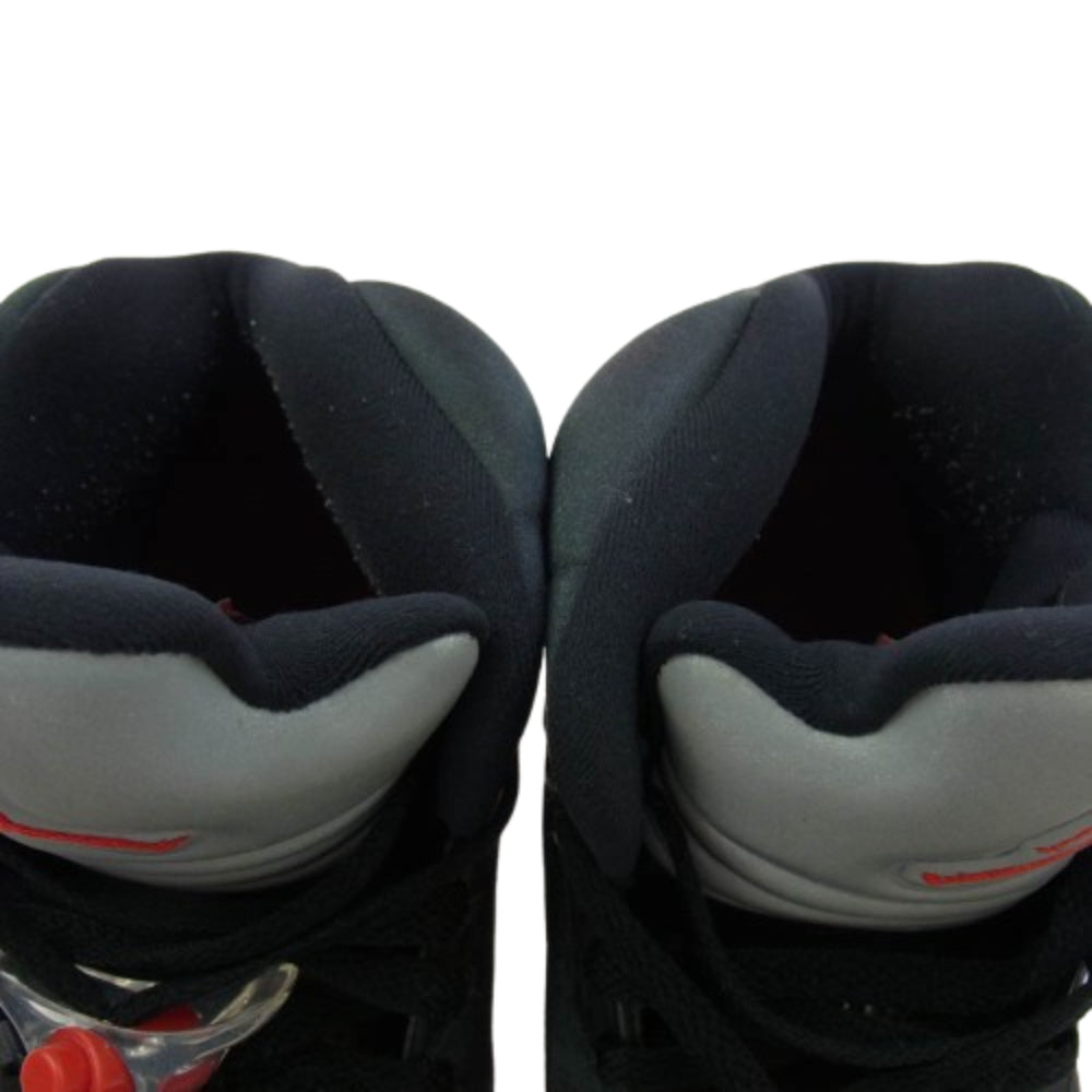 NIKE ナイキ 136027-006 Air Jordan 5 エア ジョーダン Satin Bred サテン ブレッド スニーカー ブラック系 レッド系 26cm【中古】