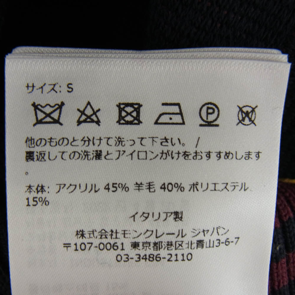 MONCLER モンクレール H209L9C00002 M2497 × Palm Angels パームエンジェルス ベア ニット ネイビー系 S【中古】