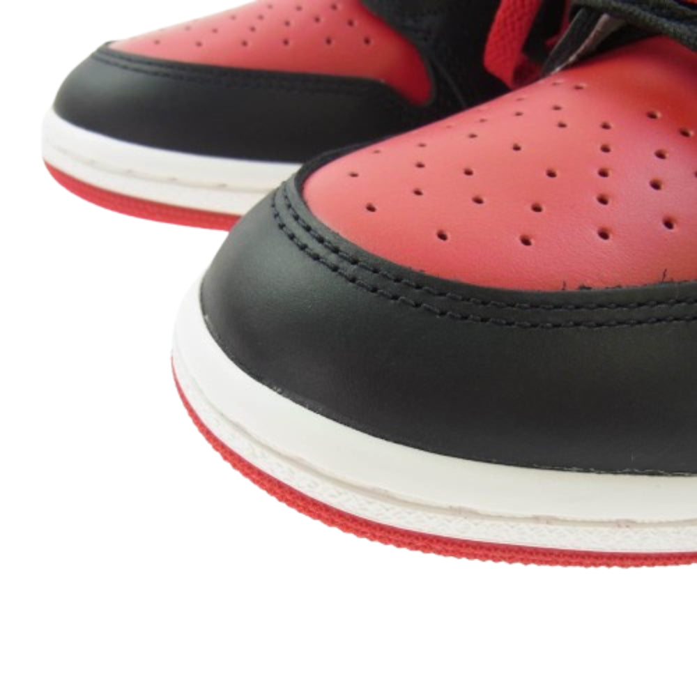 NIKE ナイキ HV6674-067 フェイクバスターズ鑑定済み Air Jordan 1 エア ジョーダン ワン High 85 Bred ハイ 85 ブレッド スニーカー ブラック系 レッド系 26.5cm【新古品】【未使用】【中古】