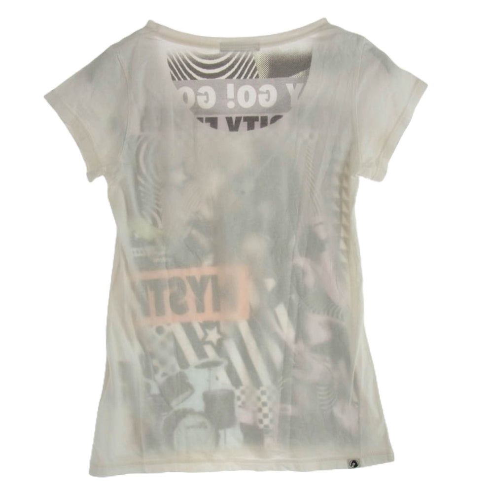 HYSTERIC GLAMOUR ヒステリックグラマー 0123CT13 ヒスガール プリント Ｔシャツ 半袖カットソー マルチカラー系 FREE【中古】