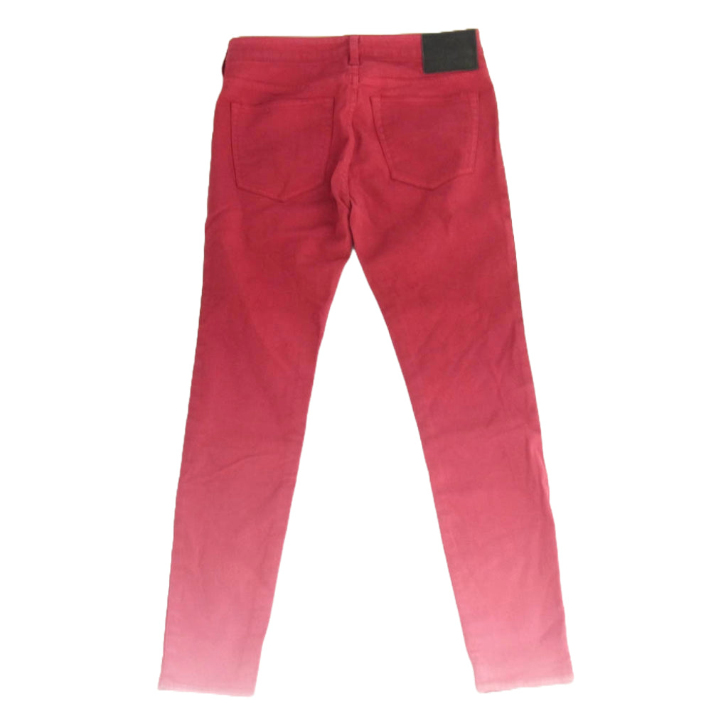 HYSTERIC GLAMOUR ヒステリックグラマー 0133AP02 グラデーション ストレッチ スキニーパンツ レッド系 M【中古】