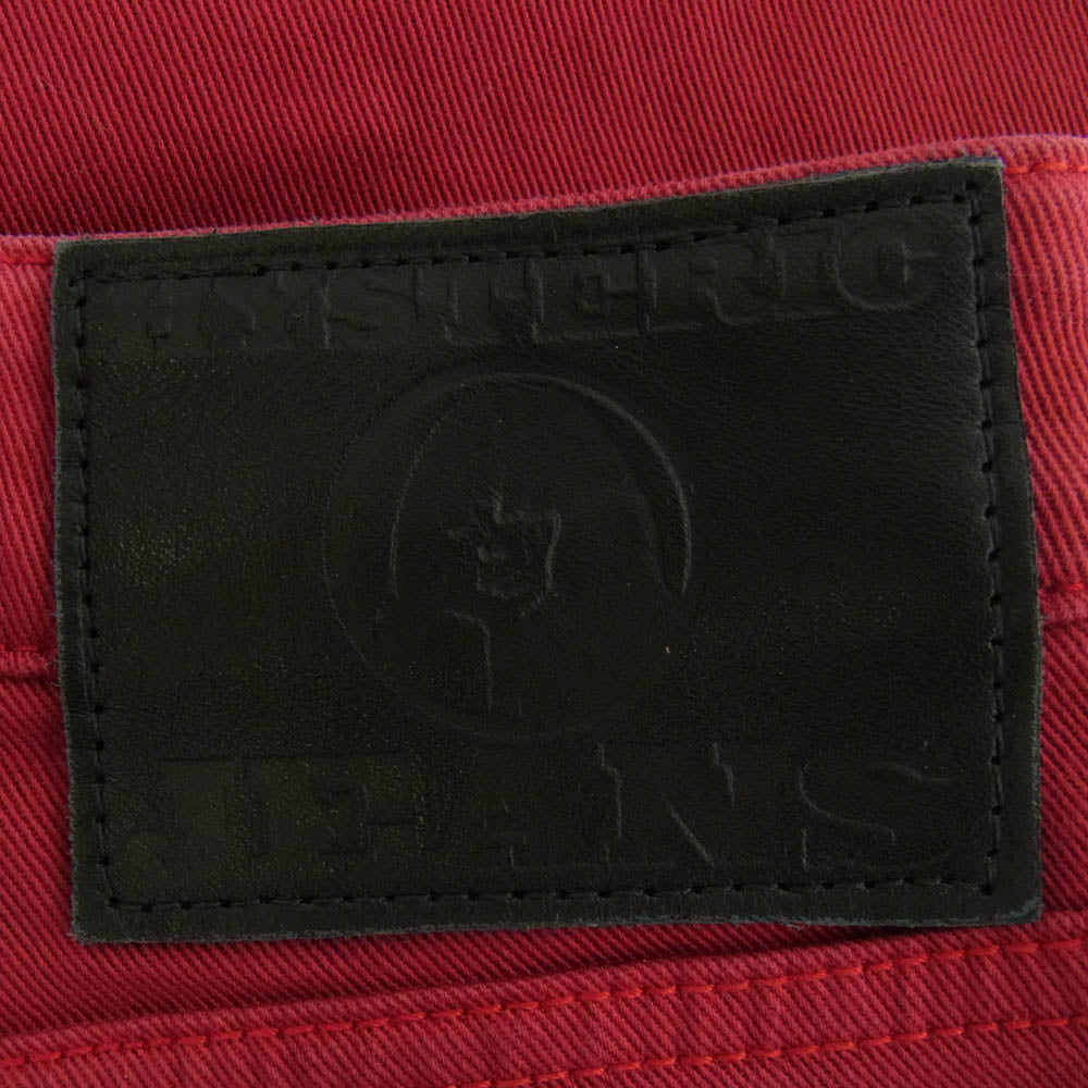 HYSTERIC GLAMOUR ヒステリックグラマー 0133AP02 グラデーション ストレッチ スキニーパンツ レッド系 M【中古】