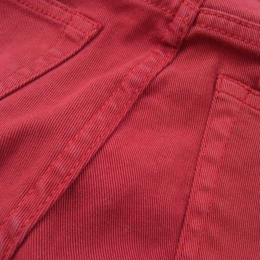 HYSTERIC GLAMOUR ヒステリックグラマー 0133AP02 グラデーション ストレッチ スキニーパンツ レッド系 M【中古】