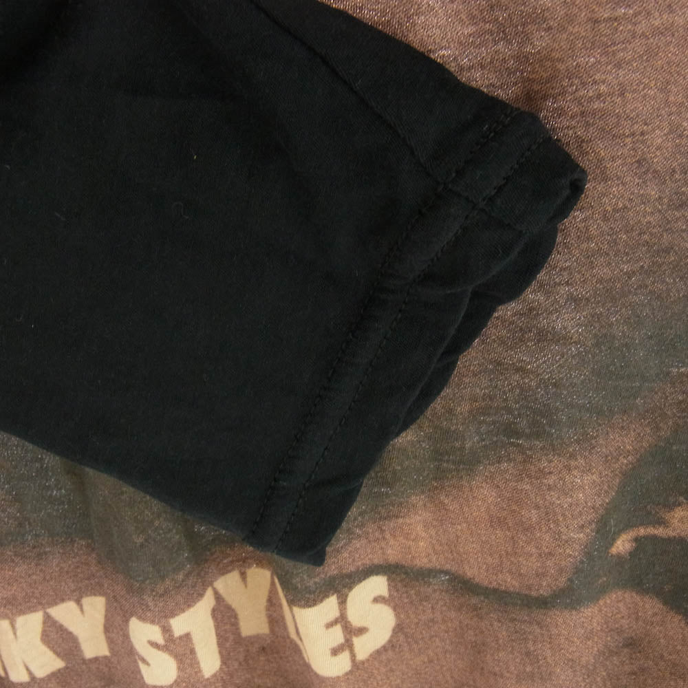 HYSTERIC GLAMOUR ヒステリックグラマー 0134CL09 フロントプリント ロングスリーブ カットソー 長袖 ブラック ブラック系 FREE【中古】