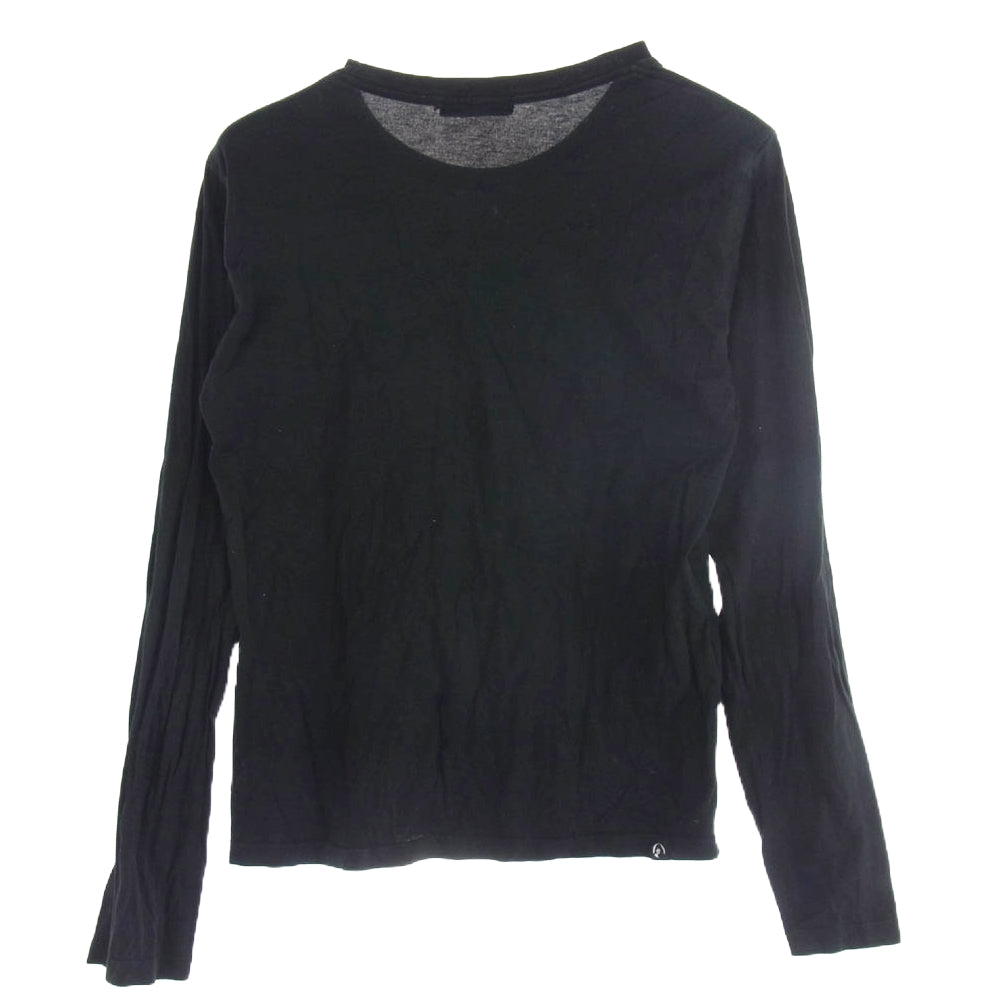 HYSTERIC GLAMOUR ヒステリックグラマー 0224CL03 ヒスガール フロントプリント ロングスリーブ カットソー 長袖 ブラック ブラック系 S【中古】