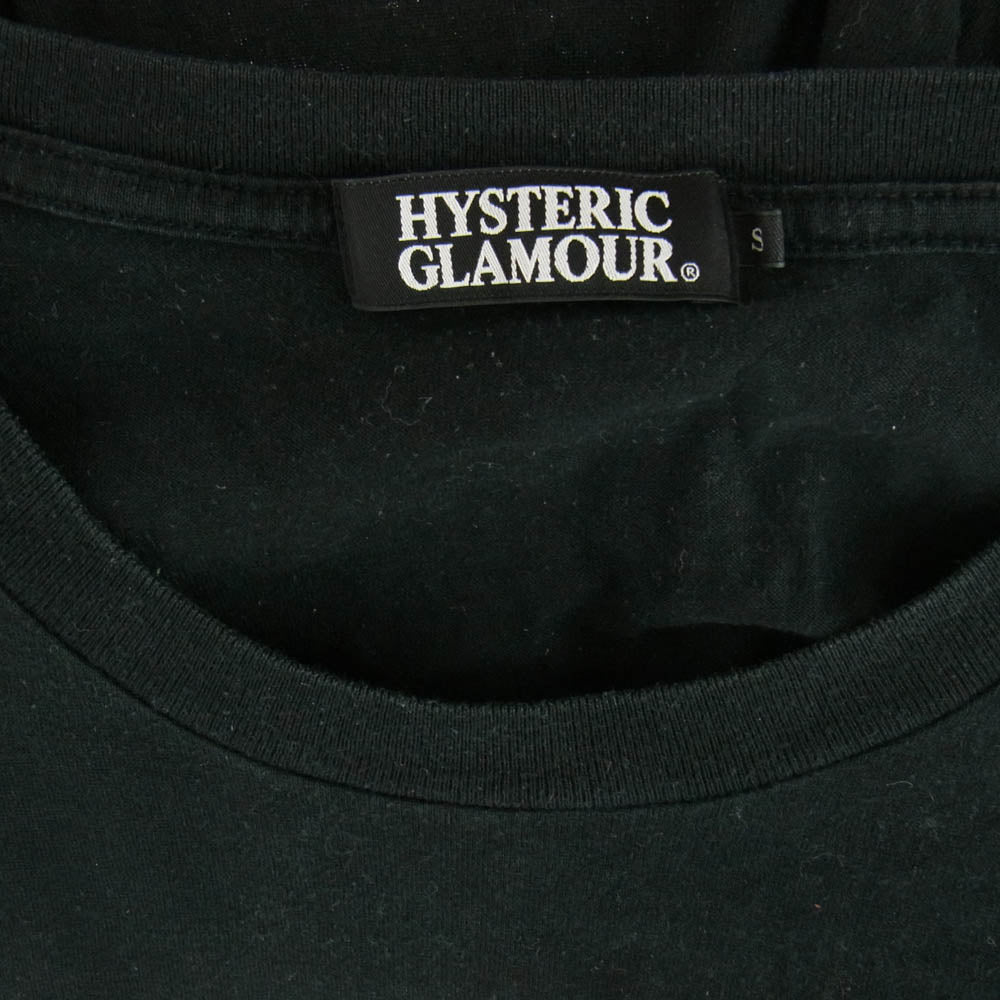 HYSTERIC GLAMOUR ヒステリックグラマー 0224CL03 ヒスガール フロントプリント ロングスリーブ カットソー 長袖 ブラック ブラック系 S【中古】