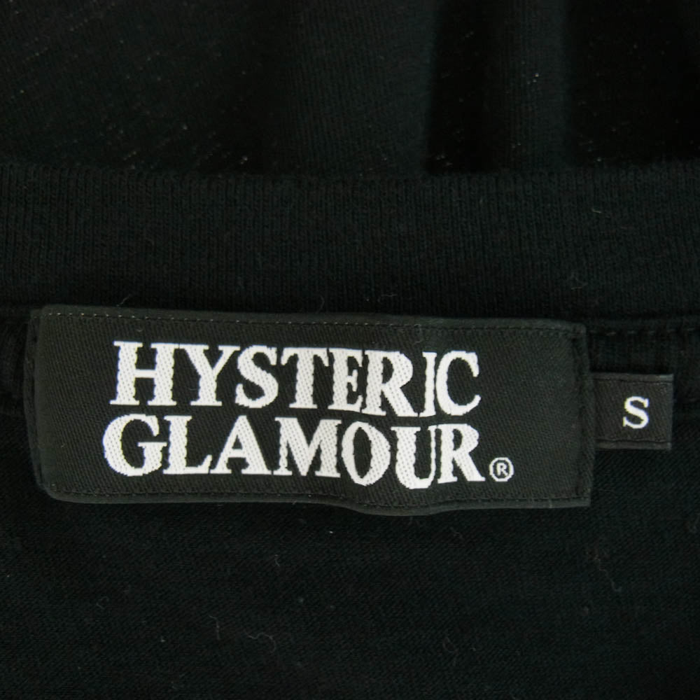 HYSTERIC GLAMOUR ヒステリックグラマー 0233CT26 SKULL BERRY スカル ストロベリー プリント Ｔシャツ 半袖カットソー ブラック系 S【中古】