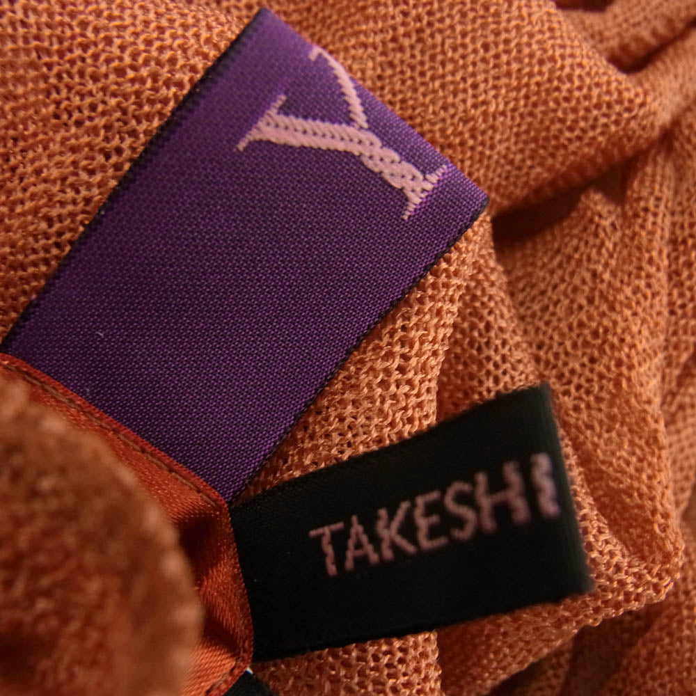 タケシコウサカバイワイズピンクレーベル 20SS YN-K42-531 ノースリーブ ロングワンピース オレンジ系 2【中古】