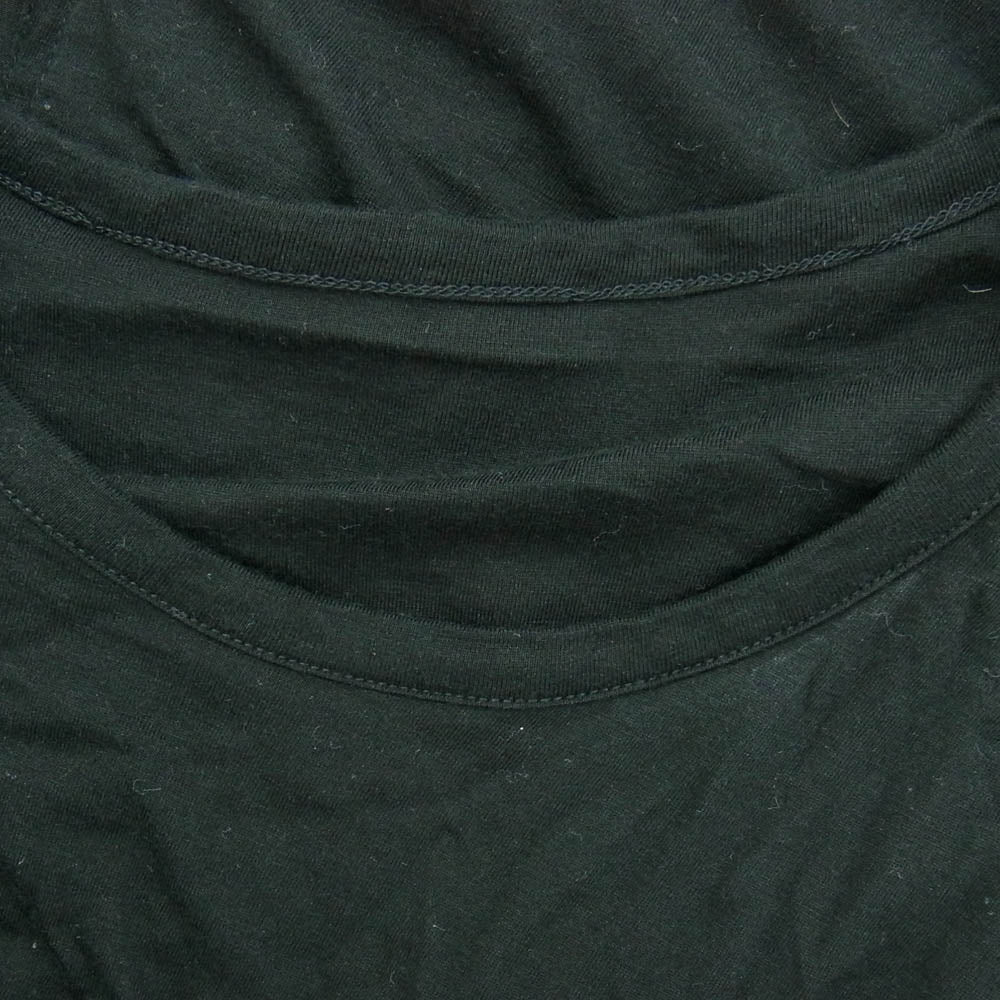 グラウンドワイ ヨウジヤマモト GC-T08-801 素材切替 ロングスリーブ ワンピース 長袖 ブラック系 1【中古】