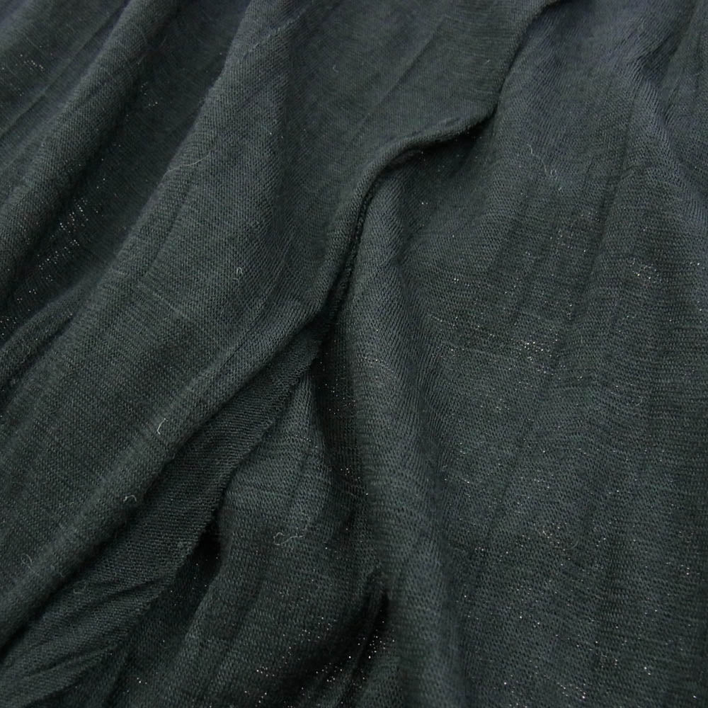 Y's Yohji Yamamoto ワイズ ヨウジヤマモト YC-T08-160 カットオフ タートルネック 長袖カットソー ブラック系 2【中古】