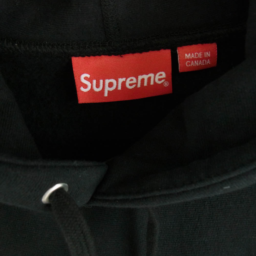 Supreme シュプリーム 18SS Gonz Logo Hooded Sweatshirt ゴンズ ロゴ フーデッド スウェットシャツ プルオーバー パーカー ブラック系 M【中古】