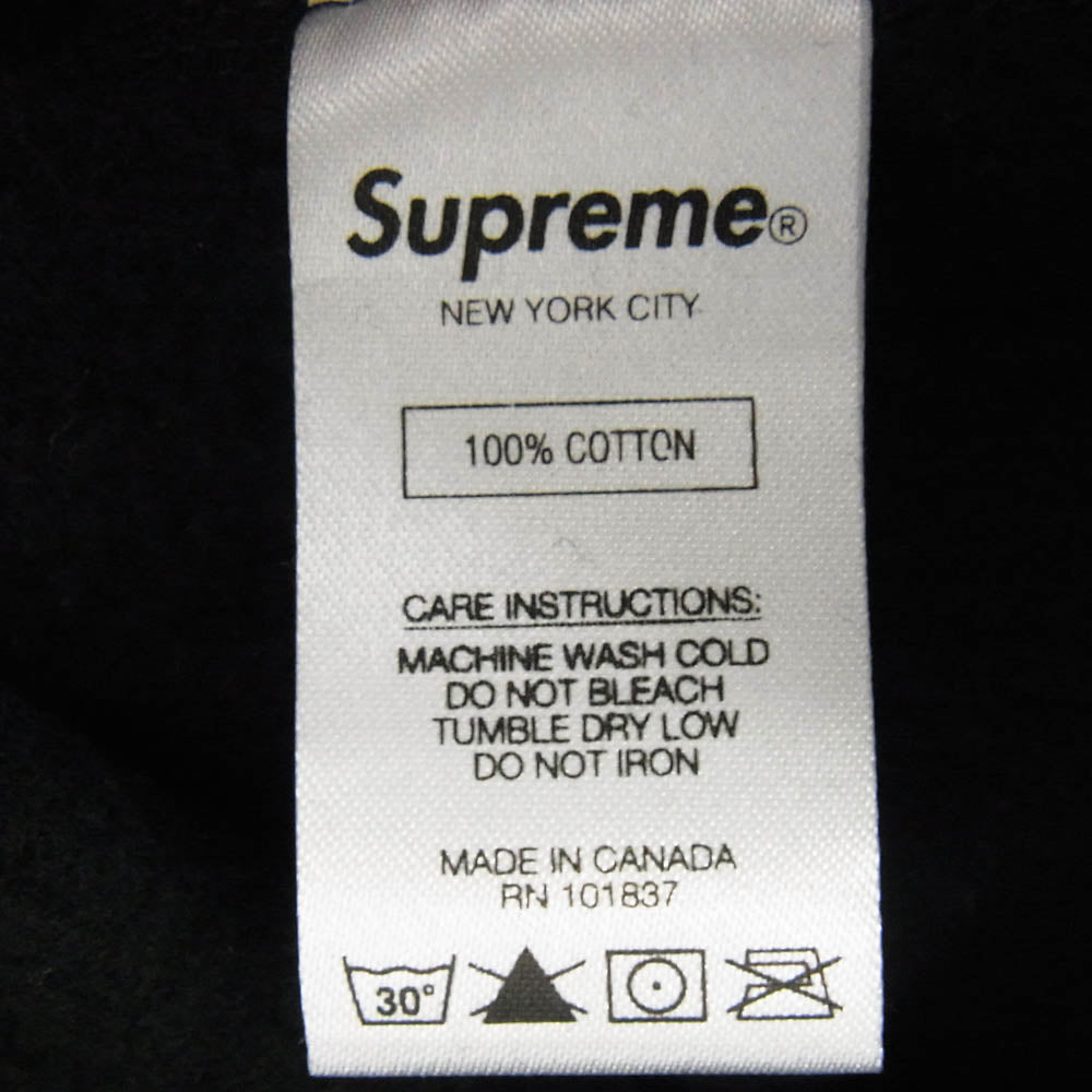 Supreme シュプリーム 18SS Gonz Logo Hooded Sweatshirt ゴンズ ロゴ フーデッド スウェットシャツ プルオーバー パーカー ブラック系 M【中古】