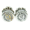 CHROME HEARTS クロムハーツ（原本無） SALT AND PEPPER SHAKER ソルトアンドペッパー クリスマスノベルティ ソルト＆ペッパー 塩胡椒入れ シルバー系【中古】