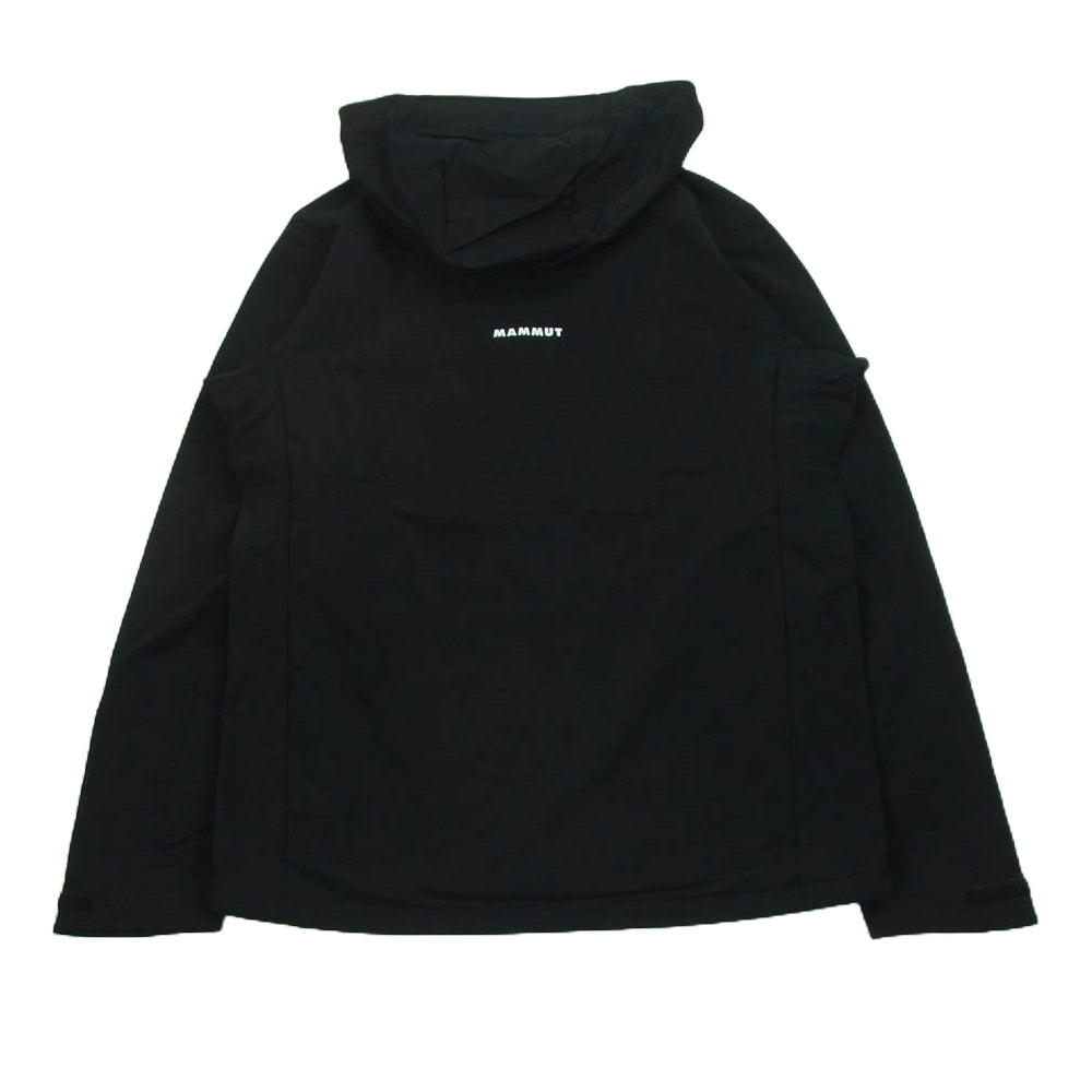 Mammut マムート 1011-02520 Trekkers SO Hooded Jacket AF トレッカーズ ソフトシェル フーデッド アジアンフィット ジャケット ブラック系 L【新古品】【未使用】【中古】