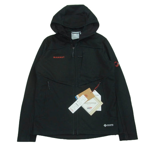 Mammut マムート 1011-02490 Ultimate VII SO Hooded Jacket AF Classic アルティメイト 7 ソフトシェル フーデッド ジャケット クラシック ブラック系 XS【新古品】【未使用】【中古】