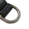 CHROME HEARTS クロムハーツ（原本無） BELT LOOP D RING Dカン クロスボール ボタン レザー ベルト ループ ブラック系 シルバー系【中古】